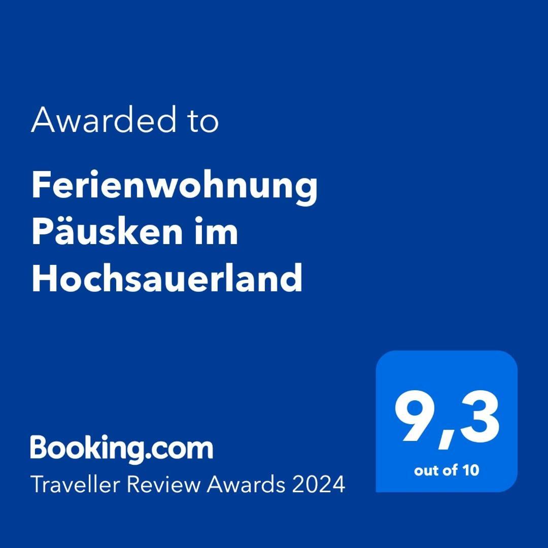 Ferienwohnung Paeusken Im Hochsauerland- E- Bike Und Auto Laden Moeglich Bestwig Luaran gambar